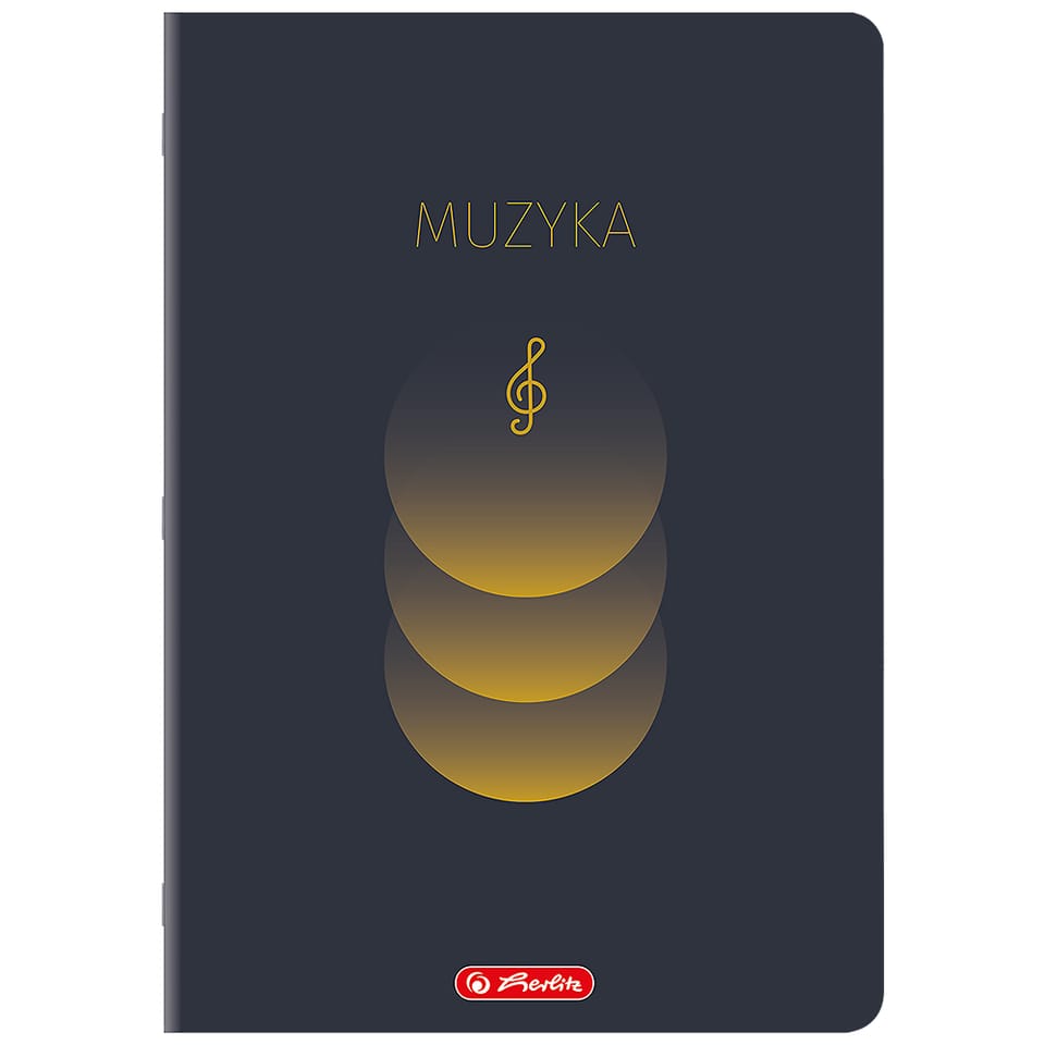 Zeszyt A4 16k pieciolinia MUZYKA pionowy 400206360 HERLITZ