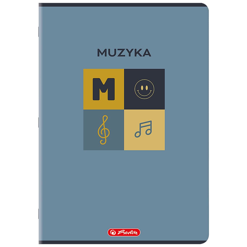 Zeszyt A4 16k pieciolinia MUZYKA pionowy 400206360 HERLITZ