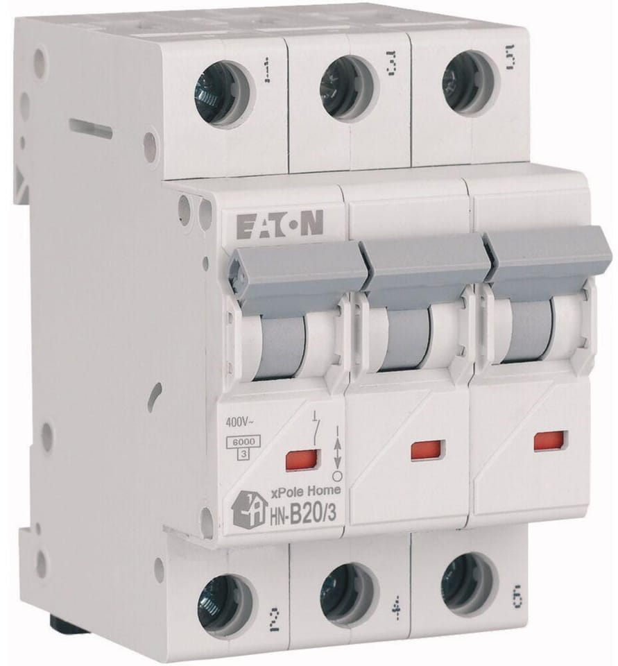 Wyłącznik nadprądowy 3P B 20A 6kA AC xPole Home HN-B20/3 194882