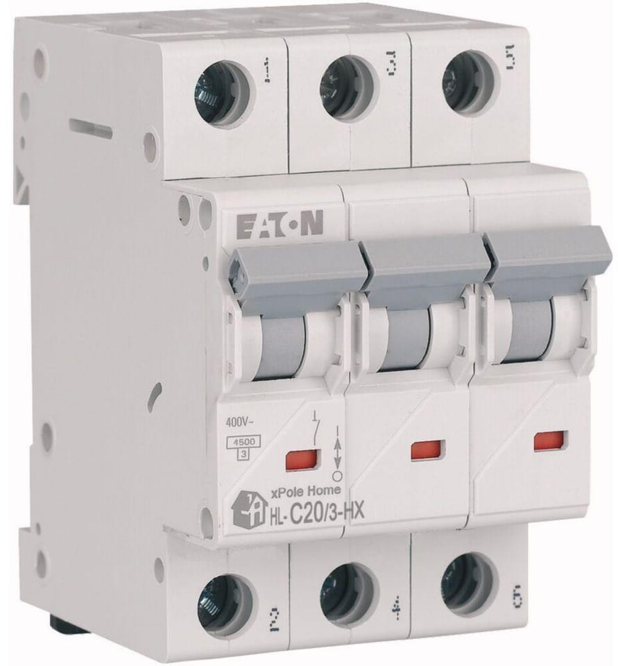 Wyłącznik nadprądowy 3P C 20A 6kA AC xPole Home HN-C20/3 194892