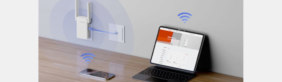 Wzmacniacz sygnału bezprzewodowego Mercusys ME80X