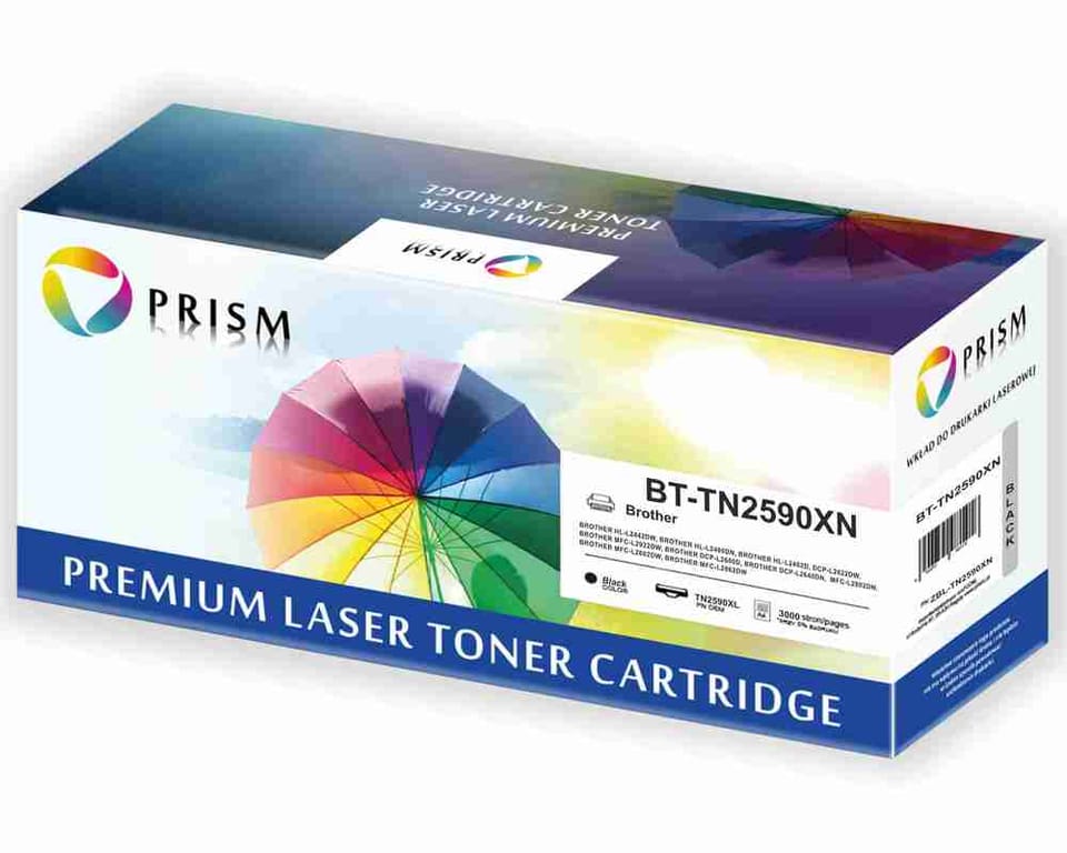 Toner PRISM (ZBL-TN2590XN) czarny 3000str zamiennik BROTHER (TN2590XL)