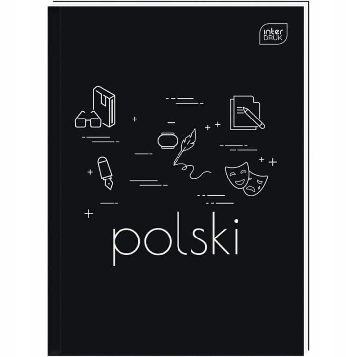 Brulion A5 80k linia 70g Język Polski INTERDRUK