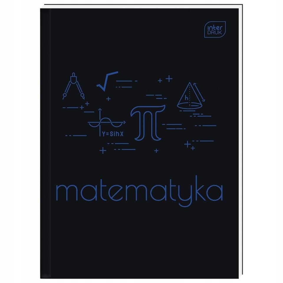 Brulion A5 80k kratka 70g Matematyka INTERDRUK