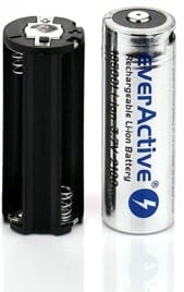 Rechargeble battery 18500 3,7V Li-ion 2100 mAh USB-C