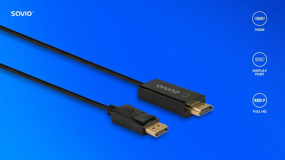 DP-HDMI Cable CL-183 1,5m, SAVIO