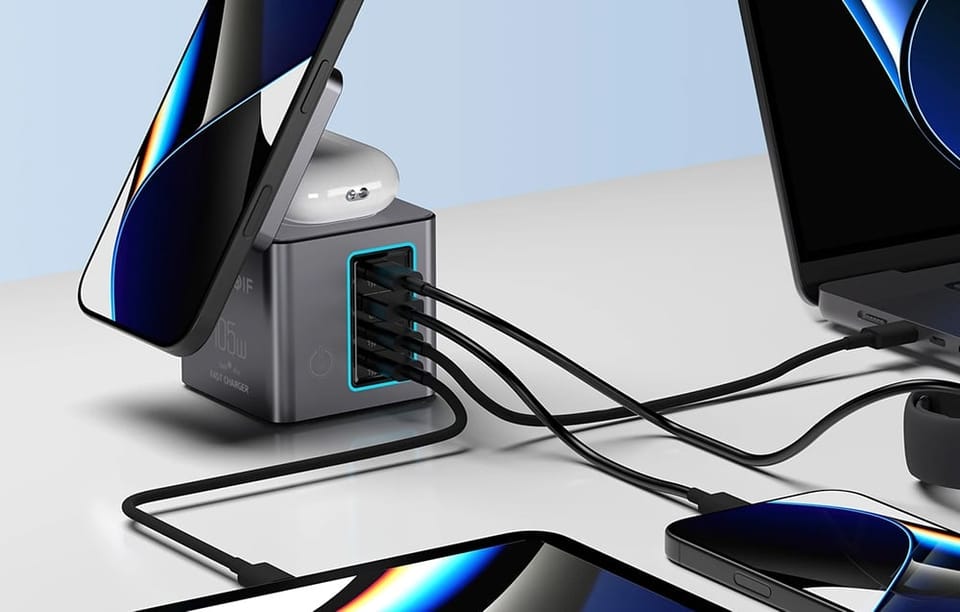 Ładowarka sieciowa BLITZWOLF BW-i113 105W GaN 3xUSB-C USB-A