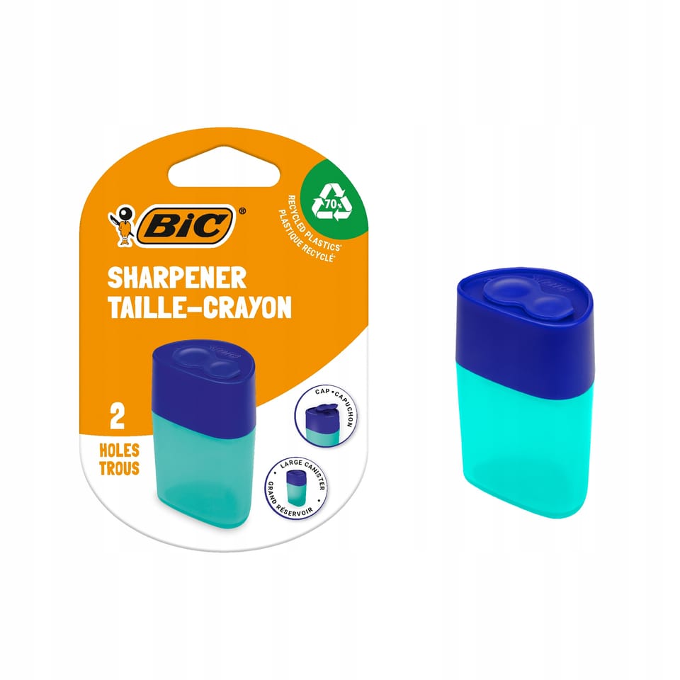 Temperówka ELLIPSE 2 otwory z pojemnikiem 303211 BIC