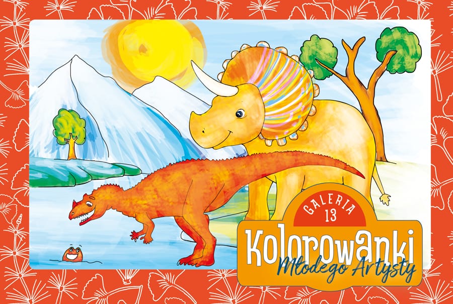 Kolorowanki B5 Galeria 13 dinozaury GAL-110 Michalczyk i Prokop