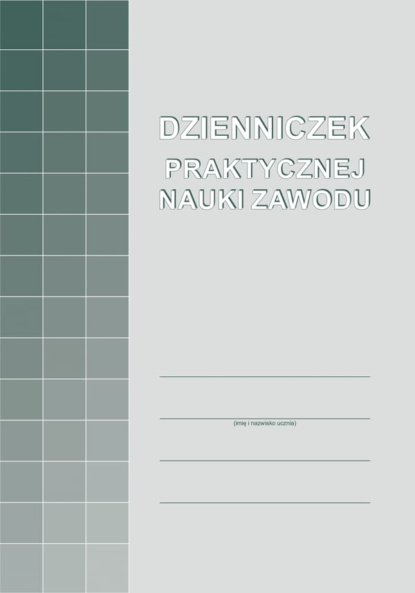 A-102-3 Dzienniczek praktycznej nauki zawodu A5 Michalczyk i Prokop