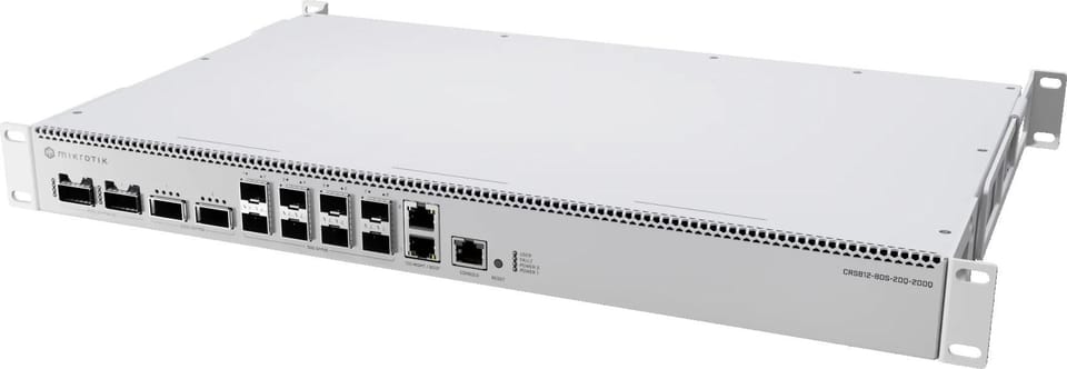 MIKROTIK ROUTERBOARD CRS812-8DS-2DQ-2DDQ-RM