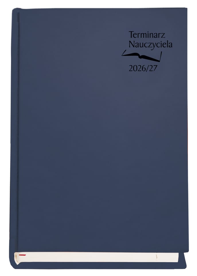 Terminarz NAUCZYCIELA 2026/2027 granatowy T-155V-G Michalczyk i Prokop