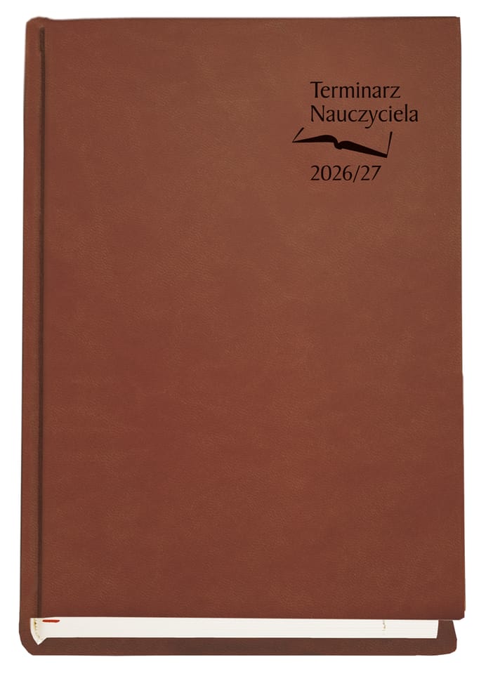 Terminarz NAUCZYCIELA 2026/2027 ciemno brązowy T-155V-S2 Michalczyk i Prokop