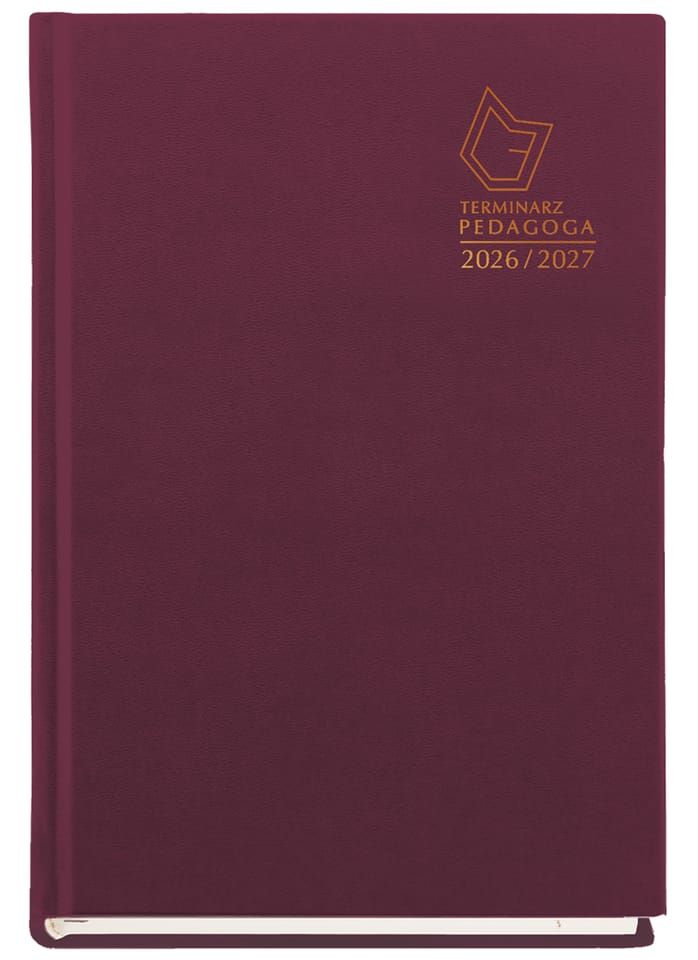 Terminarz PEDAGOGA 2026/2027 BORDO T-150V-B Michalczyk i Prokop