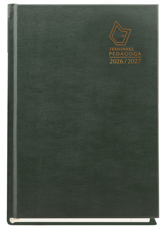 Terminarz PEDAGOGA 2026/2027 ZIELONY T-150V-Z Michalczyk i Prokop