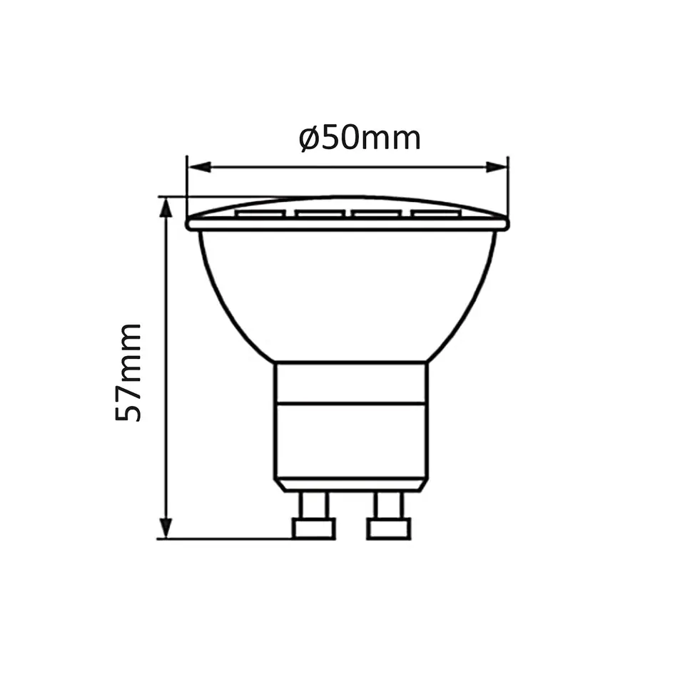 Żarówka LED Maclean, GU10, 7W 230V MCE437 WW, ciepła biała