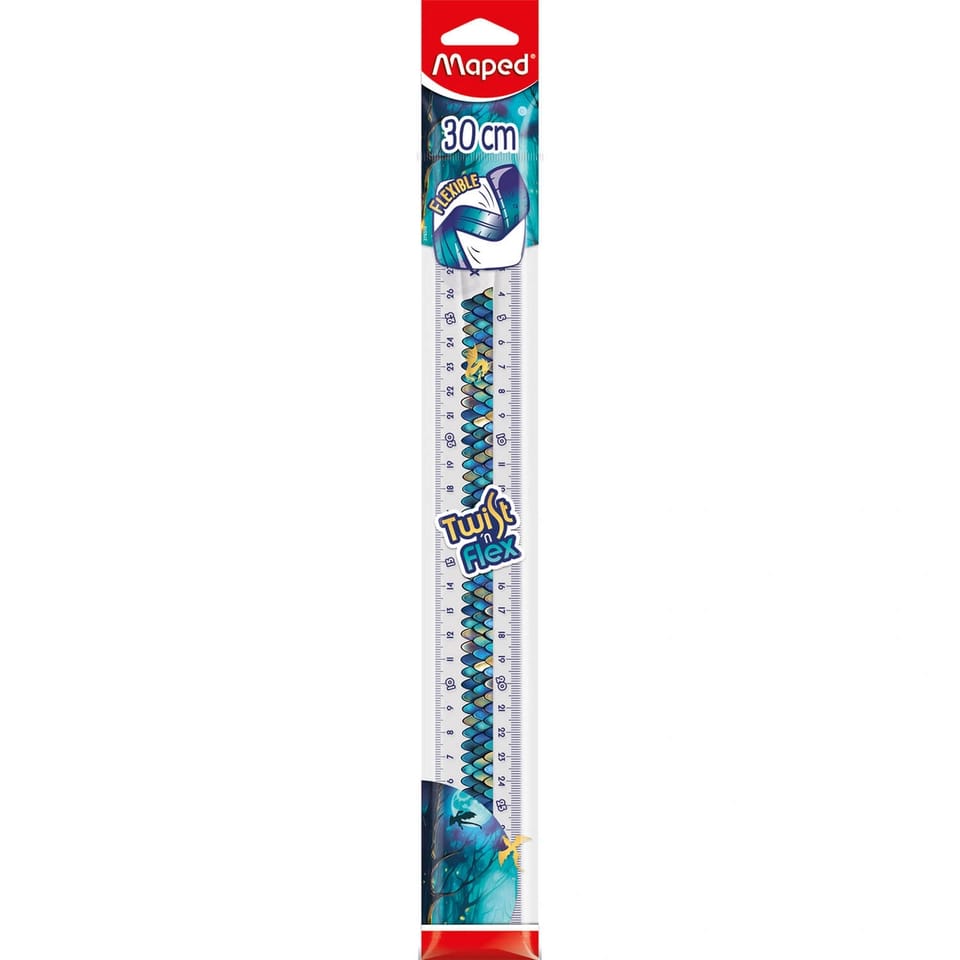Linijka MAPED TWIST`N FLEX DRAGON niełamliwa 30 cm torebka 279319