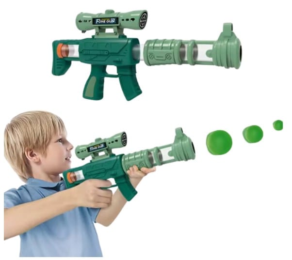 Duży Zestaw Gier 3w1 Strzelanie Do Celu Tarcza Strzelecka Pistolet Koszykówka