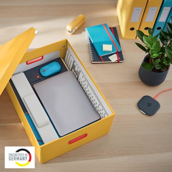 Pudełko do przechowywania Leitz Click&Store Cosy duże żółte 53490019