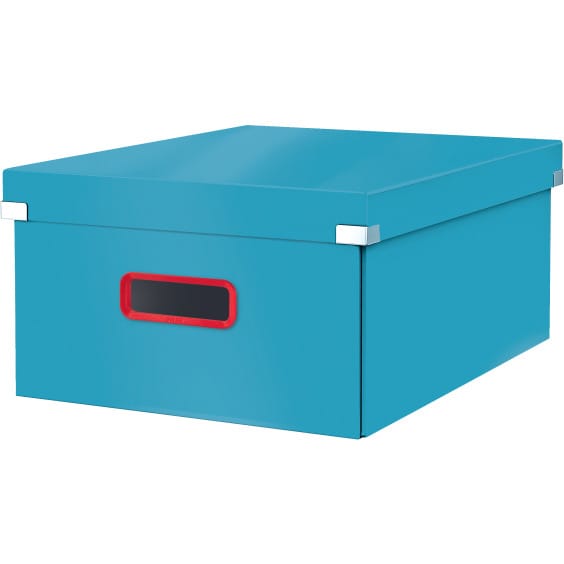 Pudełko do przechowywania Leitz Click&Store Cosy duże niebieskie 53490061