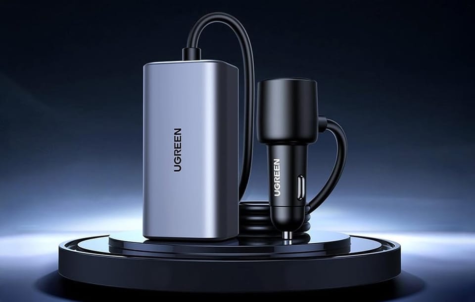 Ładowarka samochodowa UGREEN EC706 150W USB+3x USB-C