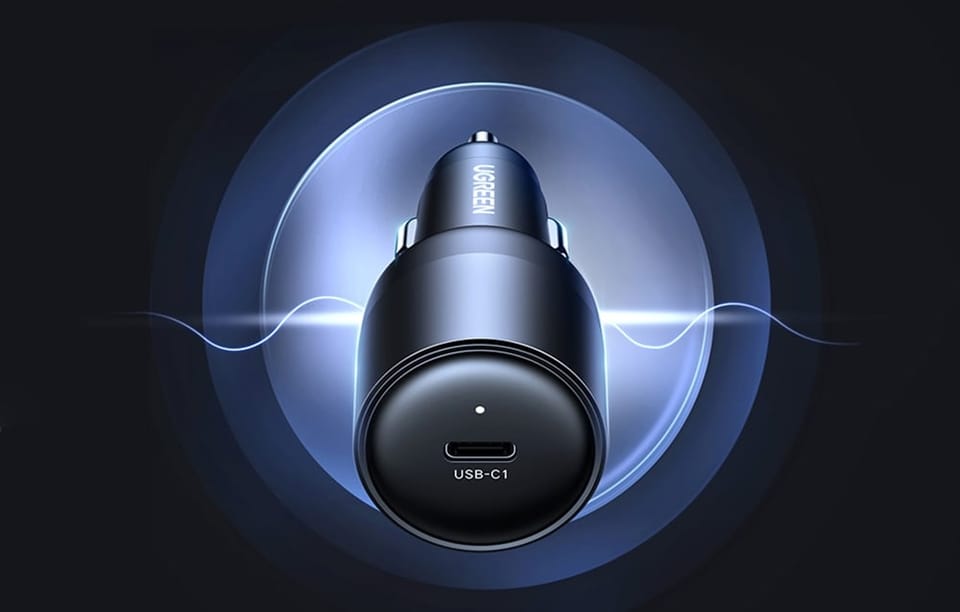 Ładowarka samochodowa UGREEN EC706 150W USB+3x USB-C