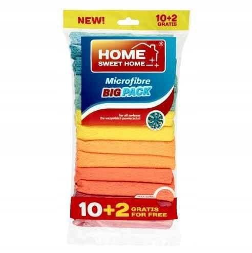 Ściereczki MICROFIBRA (10+2sztuki) Home Sweet Home 400000020
