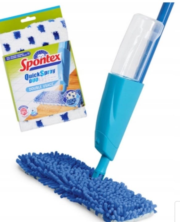 Mop płaski ze spryskiwaczem SPONTEX Quick Spray Duo 19800148