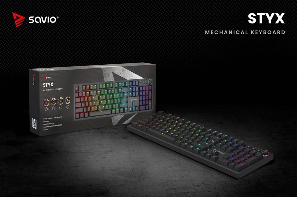 Keyboard STYX RED SAVIO