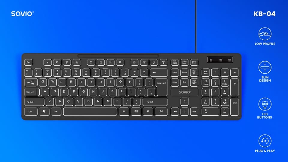 Keyboard KB-05 wired SAVIO