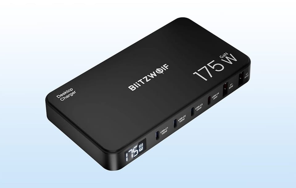 Stacja ładująca BLITZWOLF BW-S30 0 gniazd 175W 6w1