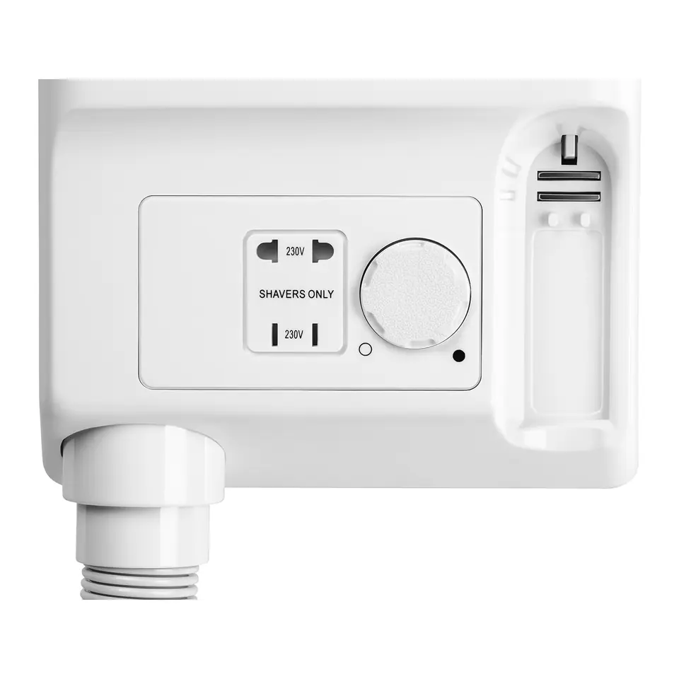 Pool Hair Dryer Hotel Wall White 700W Physa Ultime Wasserman.eu