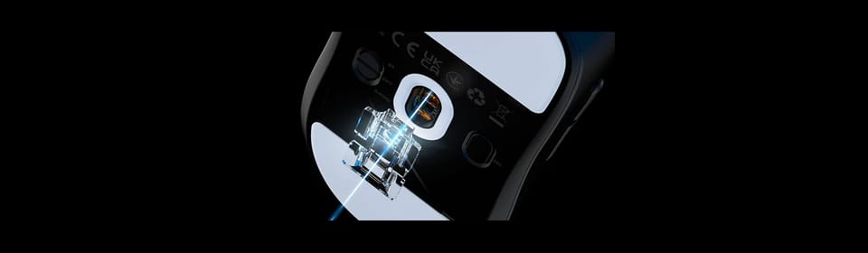 Mysz dla graczy bezprzewodowa Hator Quasar 3 Pro czarna