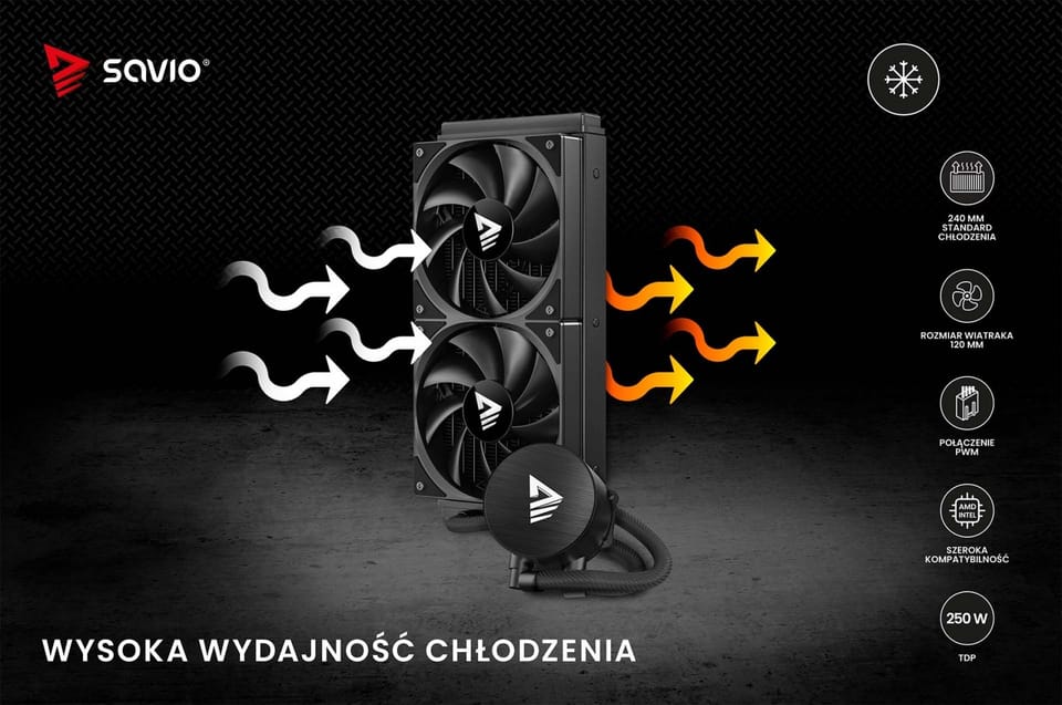 Chłodzenie wodne NOX 240 mm