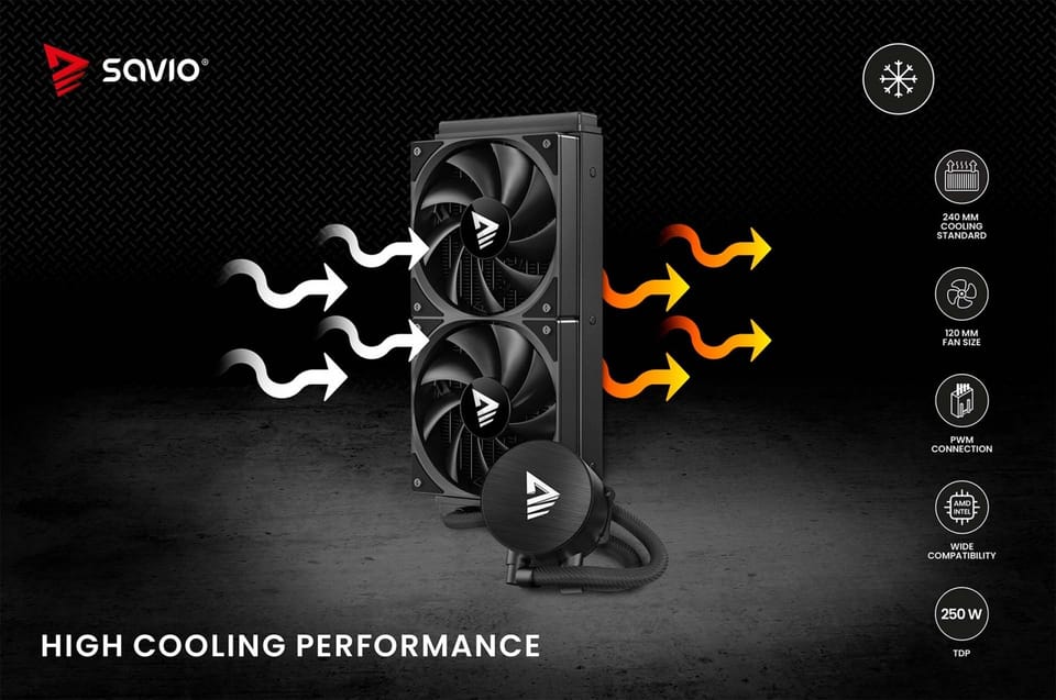 CPU liquid cooler NOX 240 mm