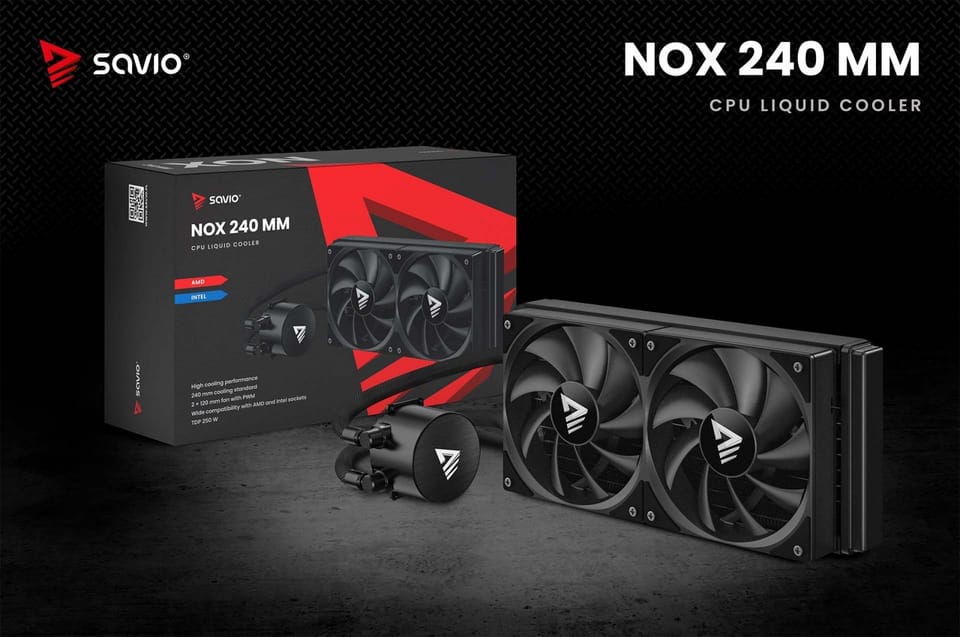 CPU liquid cooler NOX 240 mm