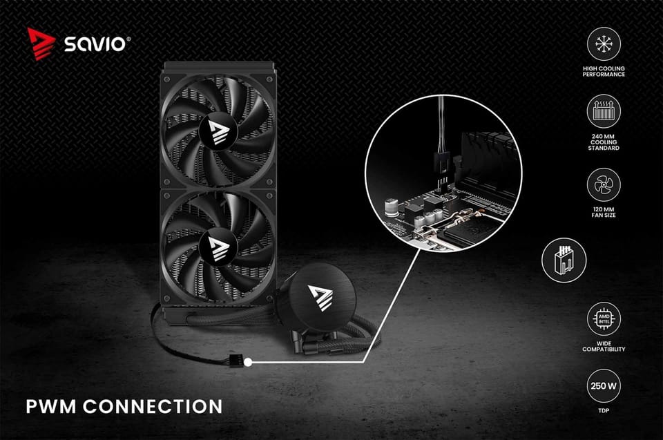 CPU liquid cooler NOX 240 mm