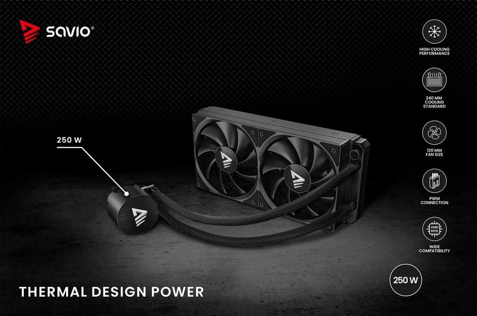 CPU liquid cooler NOX 240 mm