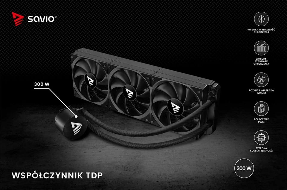 Chłodzenie wodne NOX 360 mm