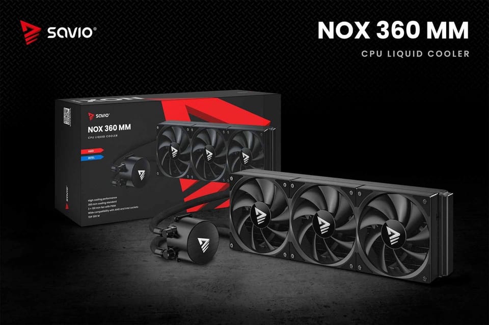 CPU liquid cooler NOX 360 mm