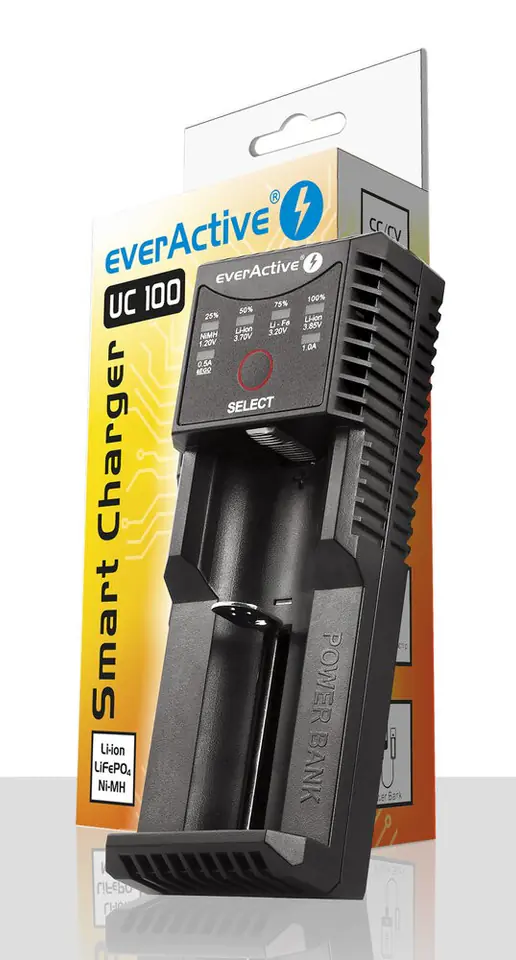 Universal charger with Power Bank - everActive UC-100