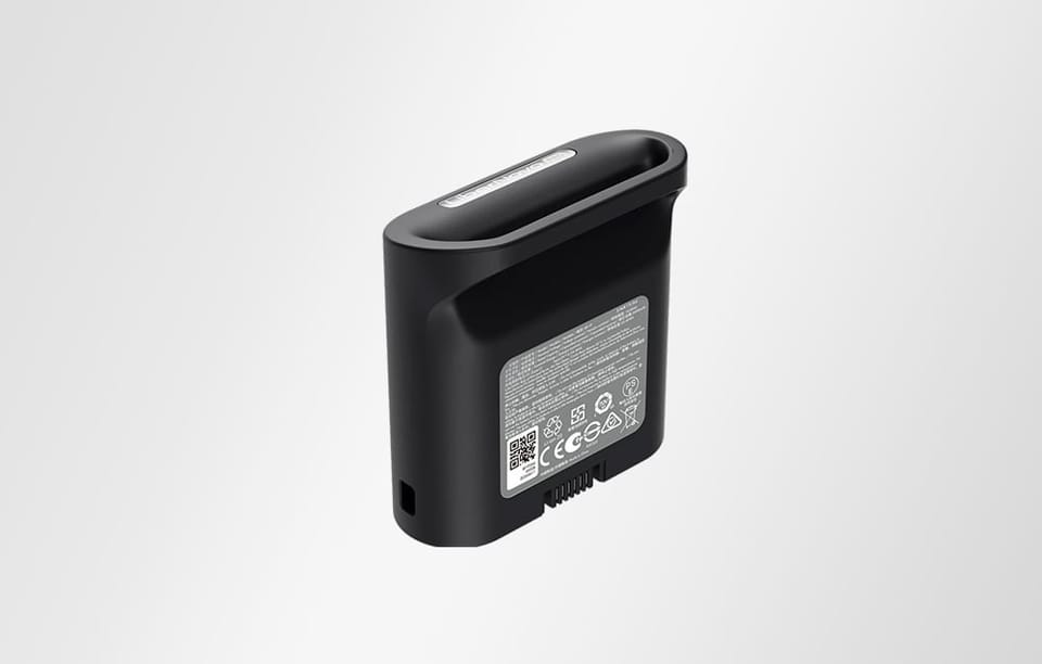 Bateria LiberNovo dla OC1 Pro na jasnoszarym tle