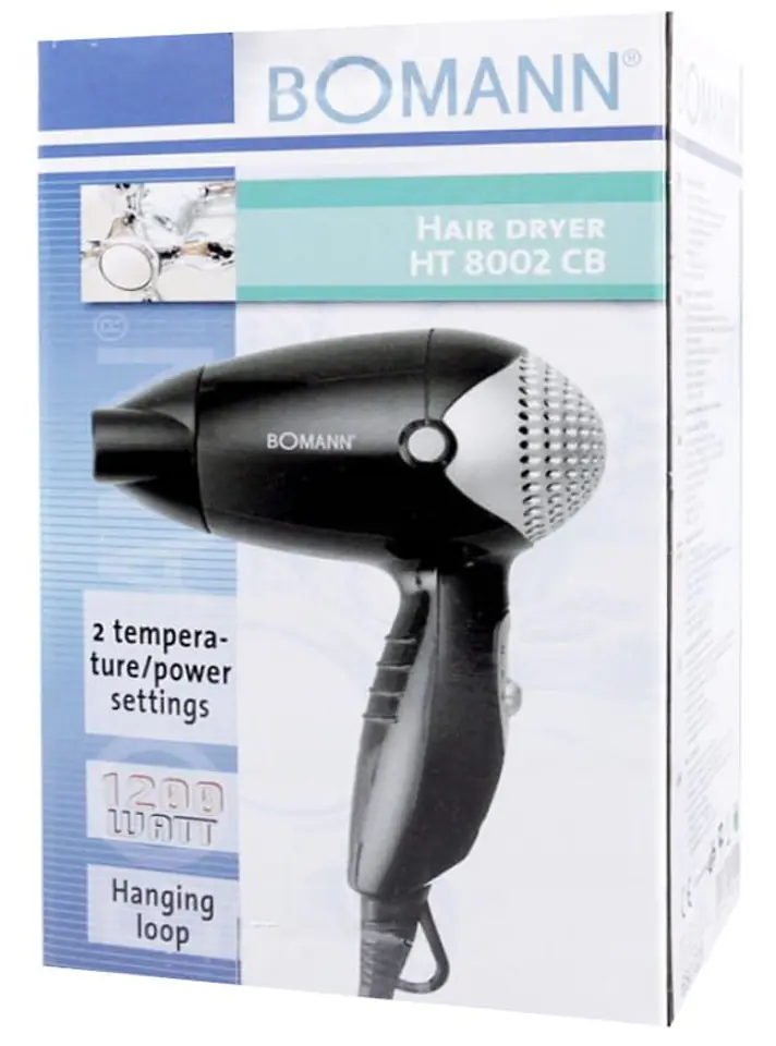 Kompaktowa suszarka do włosów