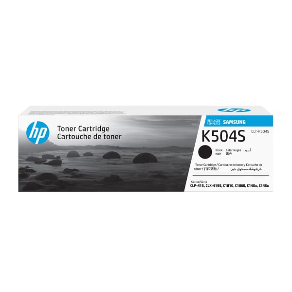 HP K504S Black Toner Cartridge CLT-K504S SU158-00001a WW