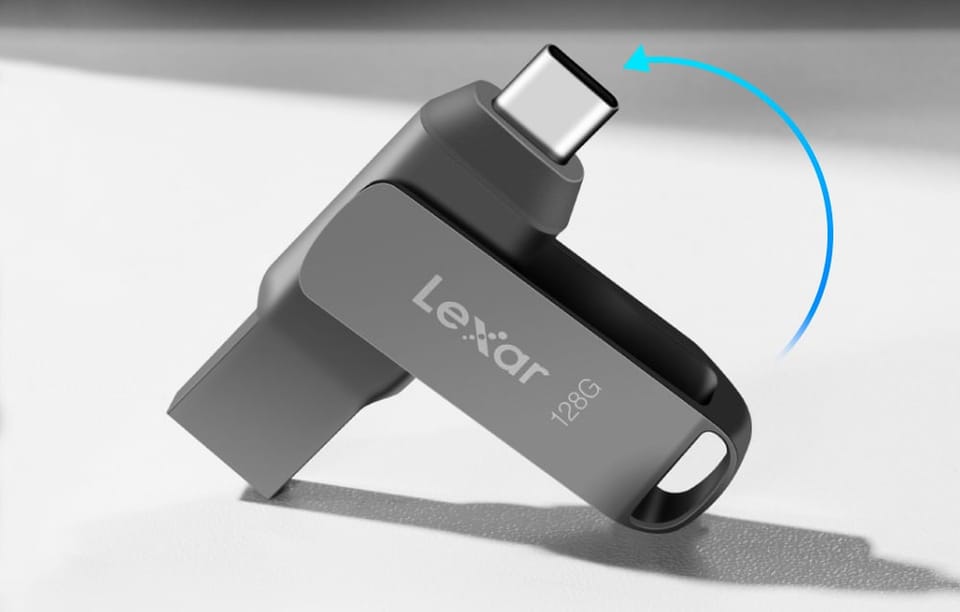 Pendrive Lexar Dual Type-C and Type-A USB 3.1 128GB