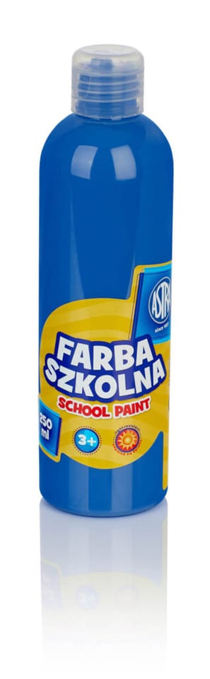 Farba szkolna Astra 250 ml - niebieska ciemna 301217011 ASTRA