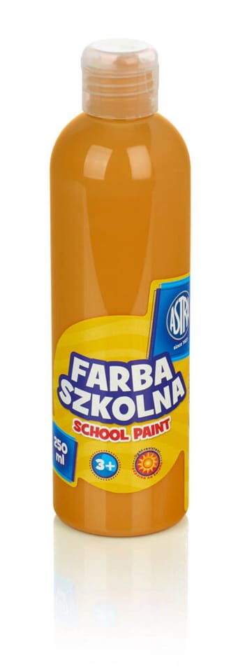 Farba szkolna Astra 250 ml - brązowa jasna 301217020 ASTRA
