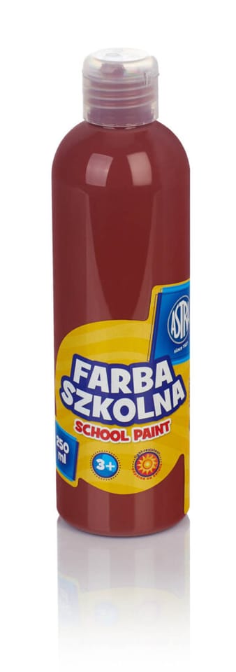 Farba szkolna Astra 250 ml - brązowa 301217019 ASTRA