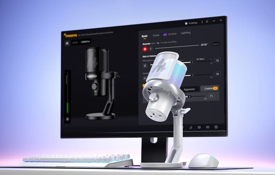 Mikrofon MAONO DM40 Pro (biały)