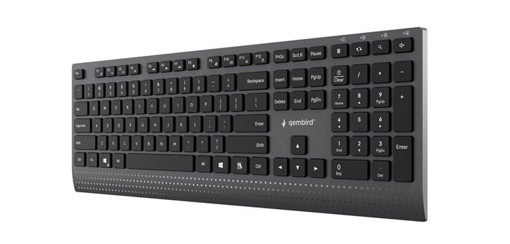 Klawiatura multimedialna Gembird KB-MCH-06 USB (A+C) czarna